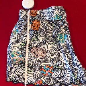 Pineapple pattern Rayon short